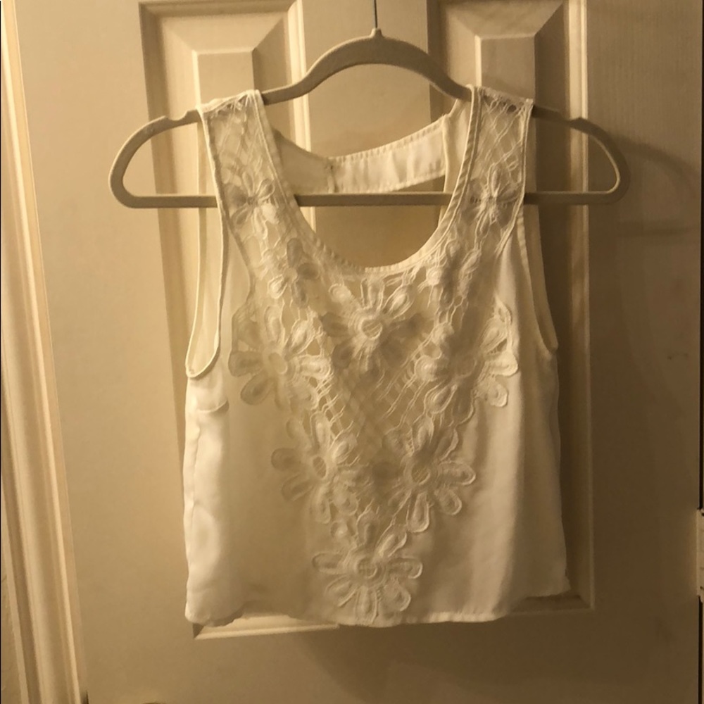 Detailed Lace Crop Top